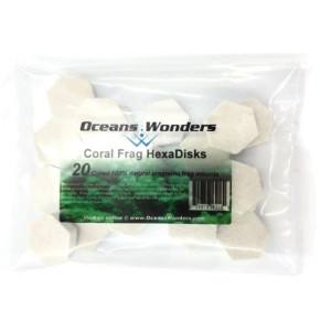 Coral Frag Hexadisks, 30 mm (20 un.) - 1