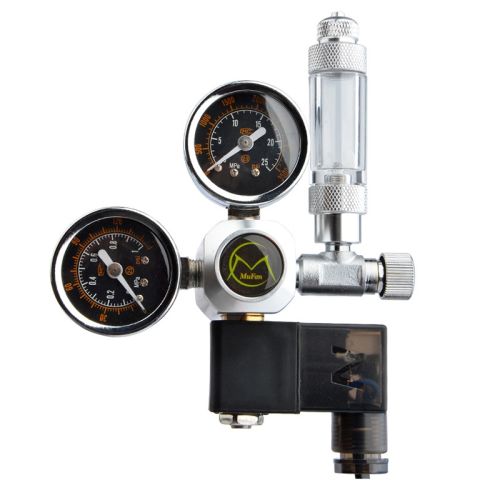 Regulador CO2 c/Manómetro e Solenoide - 1