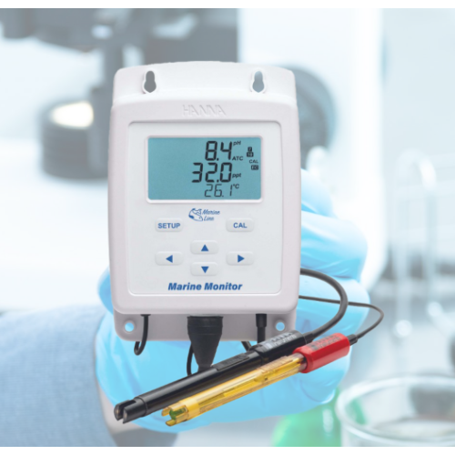 Monitor de Salinidade pH e Temperatura - 1 Monitor de Salinidade pH e Temperatura - 1