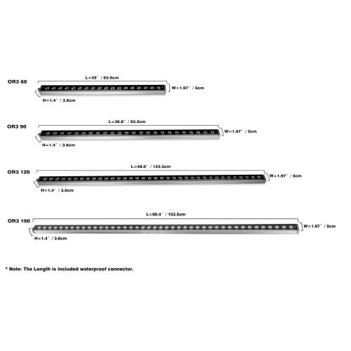 Barra de Iluminação OR3 - 2 Barra de Iluminação OR3 - 2